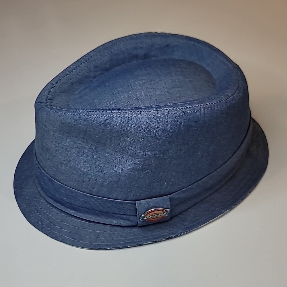 DICKIES Classic Denim Jean Fedora Plaid Lip Lining